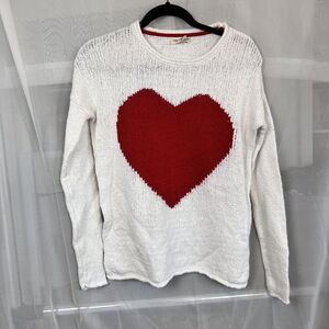 Christian Siriano heart sweater MD graphic cutesy viral coquette novelty